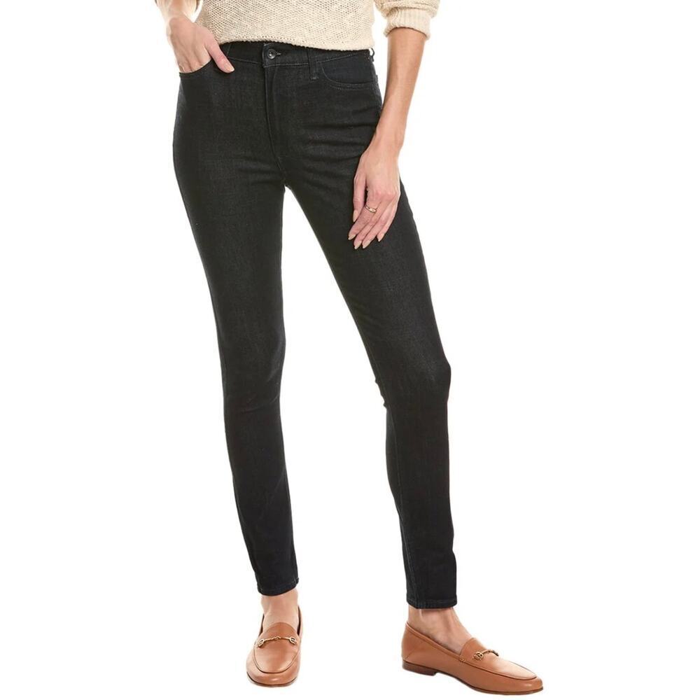 Rag & Bone Tina High-Rise Full Length Skinny Jean in Black Size 28